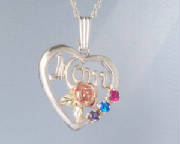 Landstorms 3-stone "Mom" Heart shaped pendant $105.00_0653.jpg